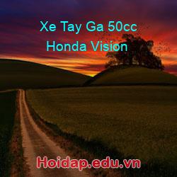 Xe tay ga 50cc honda vision