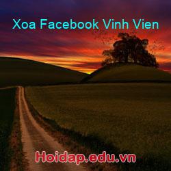 Xoa facebook vinh vien