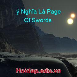 ý nghĩa lá page of swords